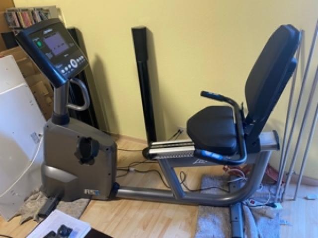 LifeFitness RS1 Go Liege-Ergometer Rad, Hometrainer, LF-RS1-Go, Fitness, Zuhause, Sport - 1